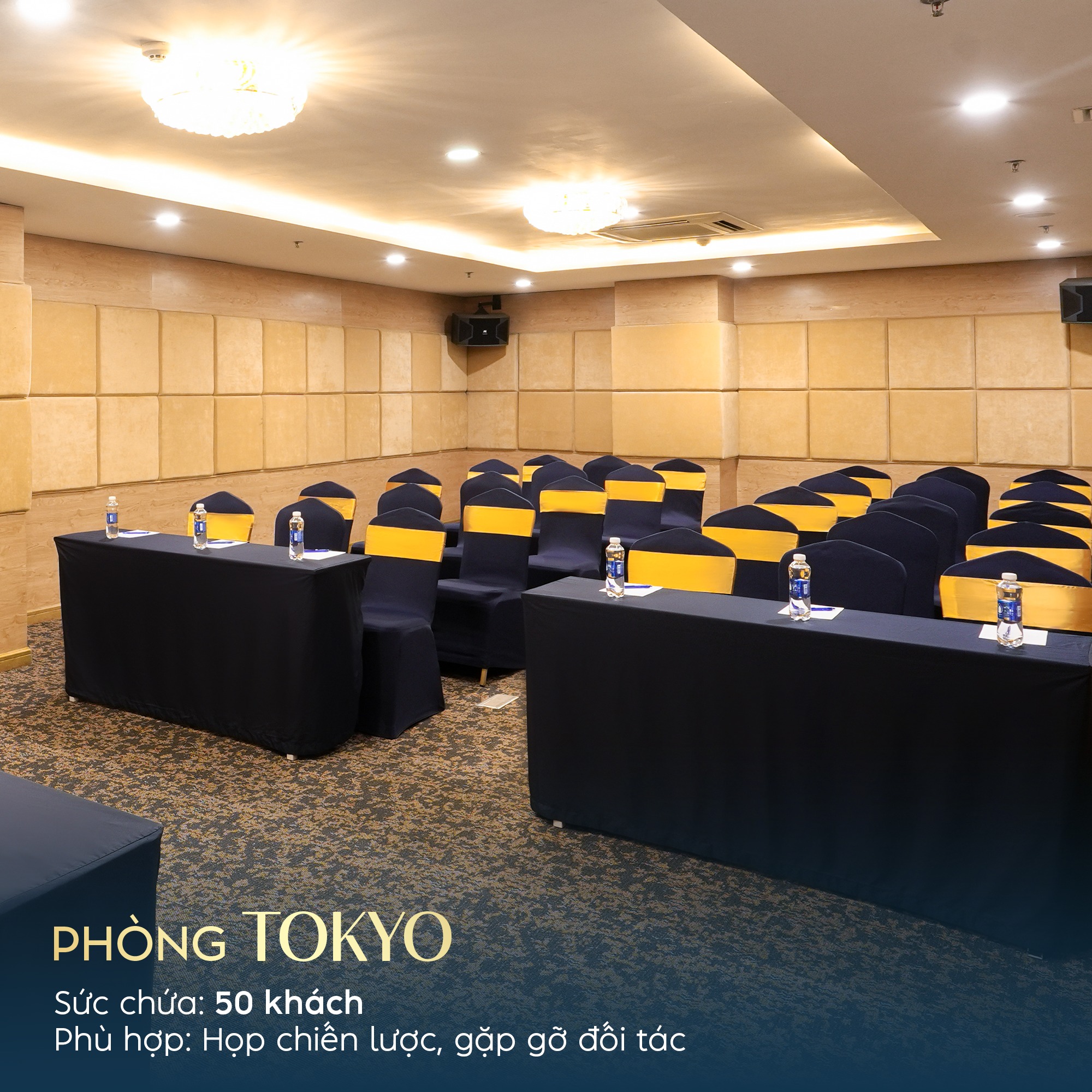 Không gian hội nghị đa dạng, linh hoạt theo nhu cầu