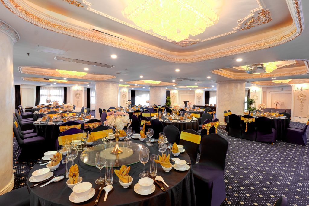 Không gian tiệc cưới sang trọng